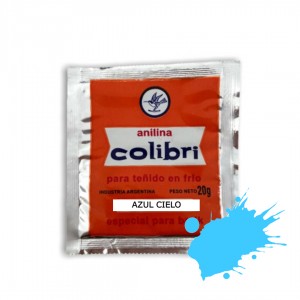 COLIBRI ANILINA AZUL CIELO x 20gr
